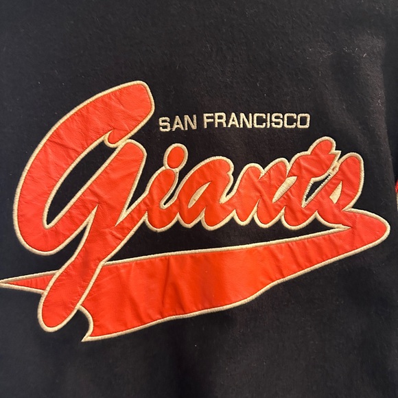 Vintage men’s SF giants varsity jacket xxl - Picture 2 of 5